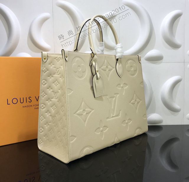 LV包 lv女包 Onthego手袋 MonogramEmpreinteGiant壓紋軟牛皮 LV經典方形手提袋 LV肩背包  ydh3428
